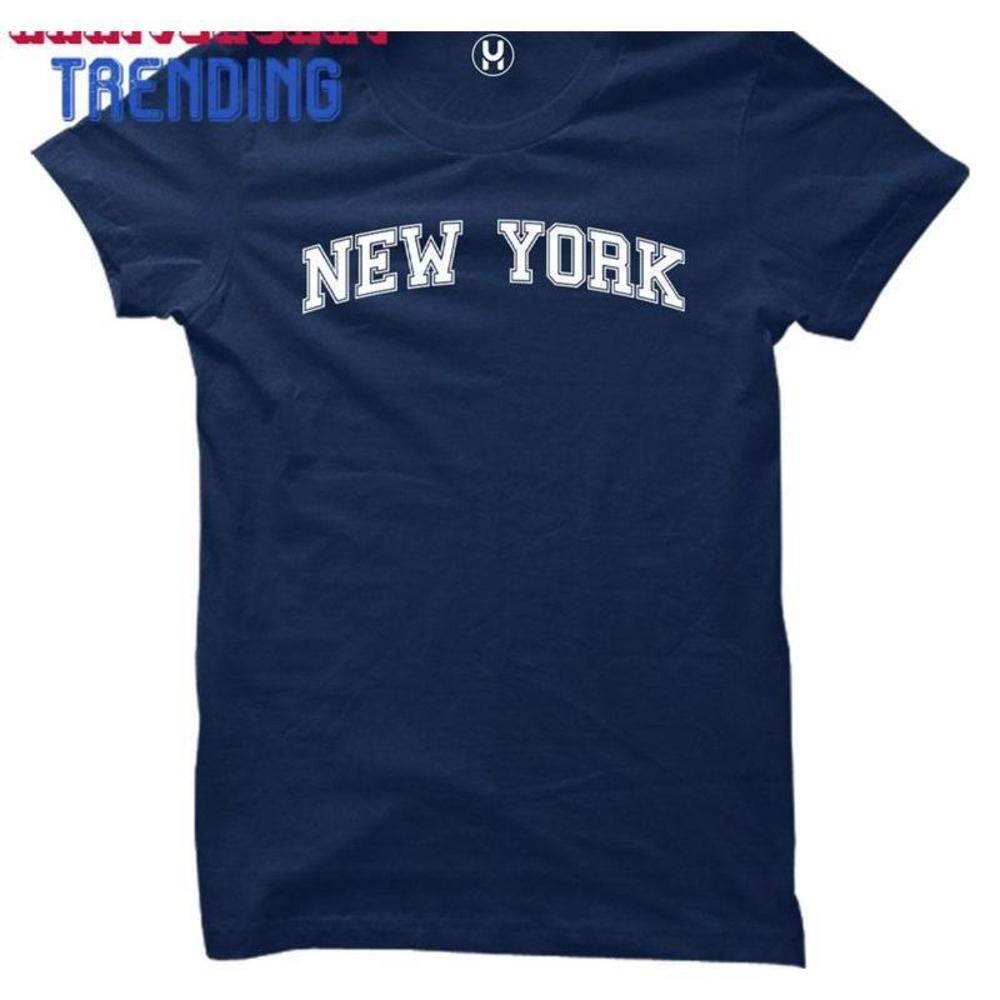 New York Women Tshirt State Proud Alumni Pride University College Sports